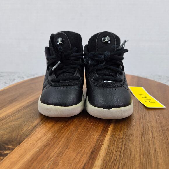 Jordan Jumpman Pro BT TD Black Leather Casual Daily Sneakers Kids 6c 909418-022 - Picture 4 of 9